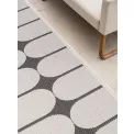 Dywan Duet 80x250cm Bowen Black White dwustronny do wnętrz i na zewnątrz - 5