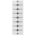 Dywan Duet 80x250cm Bowen Black White dwustronny do wnętrz i na zewnątrz - 2