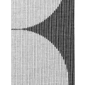 Dywan Duet 80x250cm Bowen Black White dwustronny do wnętrz i na zewnątrz - 9