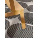 Dywan Duet 80x250cm Bowen Black White dwustronny do wnętrz i na zewnątrz - 10