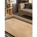 Dywan Looma 80x150cm Natural Gold Black 100% juta - 4