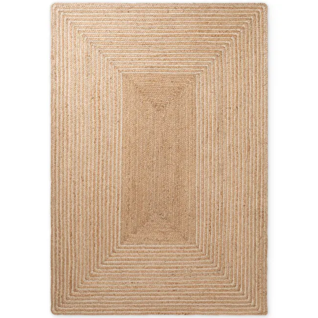 Dywan Juno 160x230cm Line Natural White Gold 100% juta