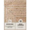 Dywan Juno 160x230cm Line Natural White Gold 100% juta - 9