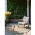 Dywan Duet 160cm Kona Jute White dwustronny okrągły do wnętrz i na zewnątrz - 7