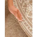 Dywan Duet 160cm Kona Jute White dwustronny okrągły do wnętrz i na zewnątrz - 13