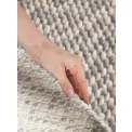 Dywan Lyon 200cm Beans Natural Cream Grey okrągły 100% wełna - 12