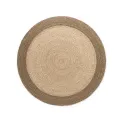 Dywan Looma 200cm Natural Ivory Greige okrągły 100% juta - 1