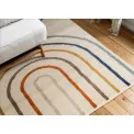 Dywan dziecięcy Adventures 160x235cm Double Rainbow Cream Multicolor - 4