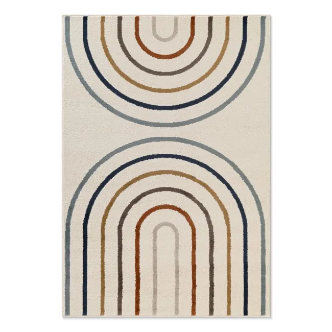 Dywan dziecięcy Adventures 160x235cm Double Rainbow Cream Multicolor