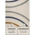 Dywan dziecięcy Adventures 160x235cm Double Rainbow Cream Multicolor - 8