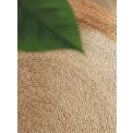 Dywan Looma 100cm Natural Ivory Gold okrągły 100% juta - 5