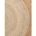 Dywan Looma 100cm Natural Ivory Gold okrągły 100% juta - 7