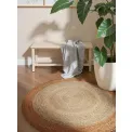 Dywan Looma 100cm Natural Ivory Gold okrągły 100% juta - 4