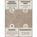 Dywan Calmio 200x300cm Light Beige 100% wełna - 9