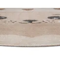 Dywan dziecięcy Adventures 100cm Cat Cream Beige okrągły - 8