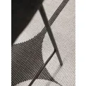 Dywan Duet 160cm Bowen Black White dwustronny okrągły do wnętrz i na zewnątrz - 10