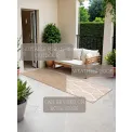 Dywan Duet 80x250cm Liora Jute White dwustronny do wnętrz i na zewnątrz - 6