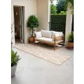 Dywan Duet 80x250cm Liora Jute White dwustronny do wnętrz i na zewnątrz - 7