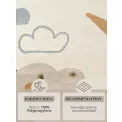 Dywan dziecięcy Adventures 200x290cm Dino Cream Multicolor - 8