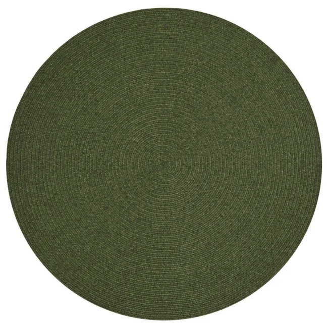 Dywan Braided 150cm Trenzado Green okrągły do wnętrz i na zewnątrz