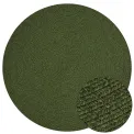 Dywan Braided 150cm Trenzado Green okrągły do wnętrz i na zewnątrz - 3