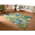 Dywan Flair 160x235cm Tropical Leaves Turquoise Green do wnętrz i na zewnątrz - 3