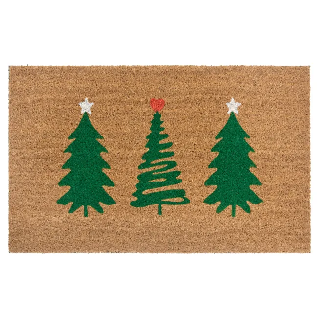 Wycieraczka Mix Mats 45x75cm Decorated Pine Trees Cocos