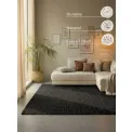 Dywan Bouclé 60x90cm Jaipur Dark Black 100% juta - 6