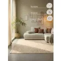 Dywan Bouclé 60x90cm Jaipur Natural Ivory White 100% juta - 5