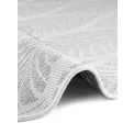 Dywan Duet 160cm Liora White Grey dwustronny okrągły do wnętrz i na zewnątrz - 12