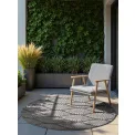 Dywan Duet 160cm Liora White Grey dwustronny okrągły do wnętrz i na zewnątrz - 7