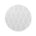 Dywan Duet 160cm Liora White Grey dwustronny okrągły do wnętrz i na zewnątrz - 1