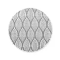 Dywan Duet 160cm Liora White Grey dwustronny okrągły do wnętrz i na zewnątrz - 3