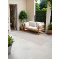 Dywan Duet 80x250cm Kona White Grey dwustronny do wnętrz i na zewnątrz - 4