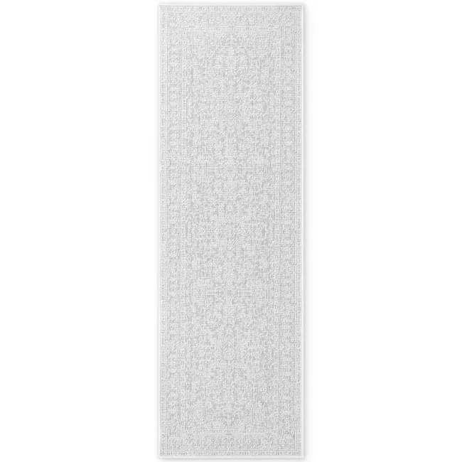Dywan Duet 80x250cm Kona White Grey dwustronny do wnętrz i na zewnątrz