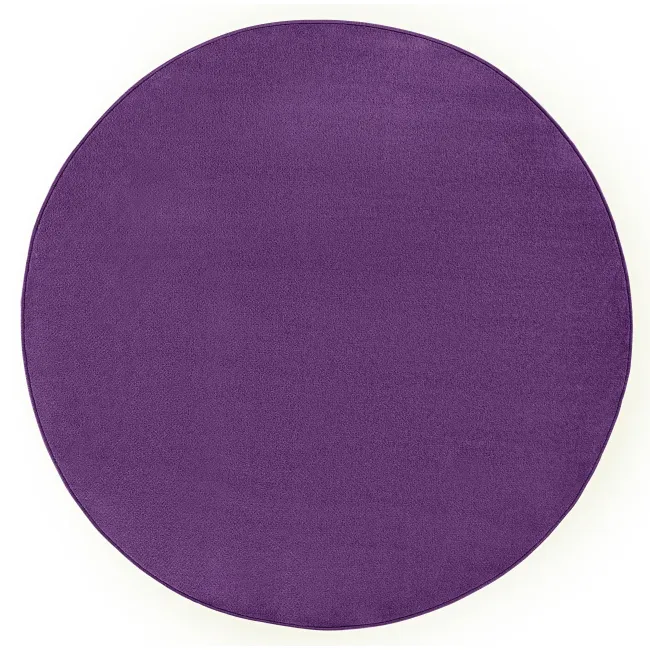 Dywan Fancy 200cm Uni Colour Purple okrągły