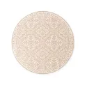 Dywan Duet 160cm Rosel Jute White dwustronny okrągły do wnętrz i na zewnątrz - 3