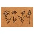 Wycieraczka Mix Mats 40x70cm Line-Art Flowers Cocos - 2