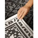 Dywan Duet 200x290cm Kona Black White dwustronny do wnętrz i na zewnątrz - 14