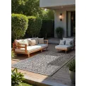 Dywan Duet 200x290cm Kona Black White dwustronny do wnętrz i na zewnątrz - 7