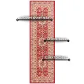 Dywan Mirkan 80x250cm Parun Täbriz Red - 3