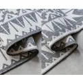 Dywan Gemini 80x150cm Dynamic Silver dwustronny do wnętrz i na zewnątrz - 12