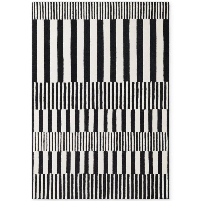 Dywan Stryve 160x230cm Pulse Black White 100% wełna