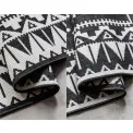 Dywan Gemini 80x150cm Dynamic Black dwustronny do wnętrz i na zewnątrz - 10