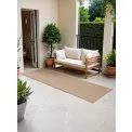 Dywan Duet 80x250cm Kona Jute White dwustronny do wnętrz i na zewnątrz - 4