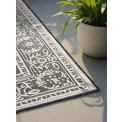 Dywan Duet 160x230cm Kona Black White dwustronny do wnętrz i na zewnątrz - 8