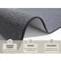Dywan Bouclé 1.0 67x400cm Loop Grey - 6