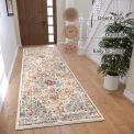 Dywan Luxor 80x240cm Strozzi Beige Blue Multicolor - 4