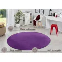 Dywan Fancy 133cm Uni Colour Purple okrągły - 4