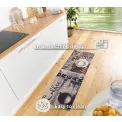 Dywan Cook&Clean kuchenny 50x150cm Enjoy Coffee Break Multicolored antypoślizgowy - 4